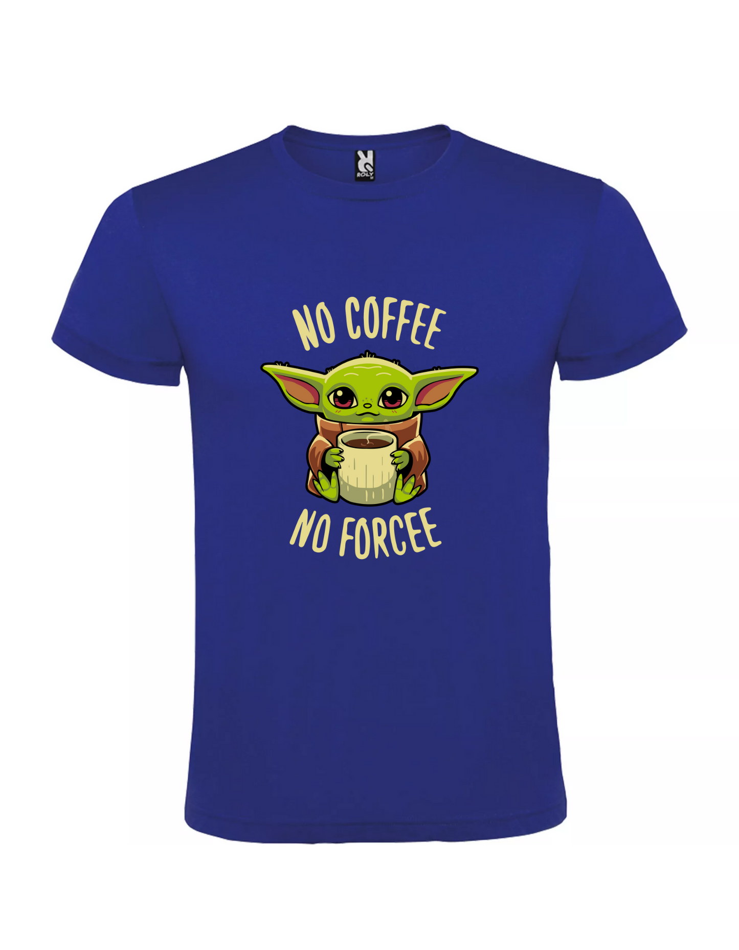 CAMISETA BABY YODA- NO COFFEE NO FORCEE
