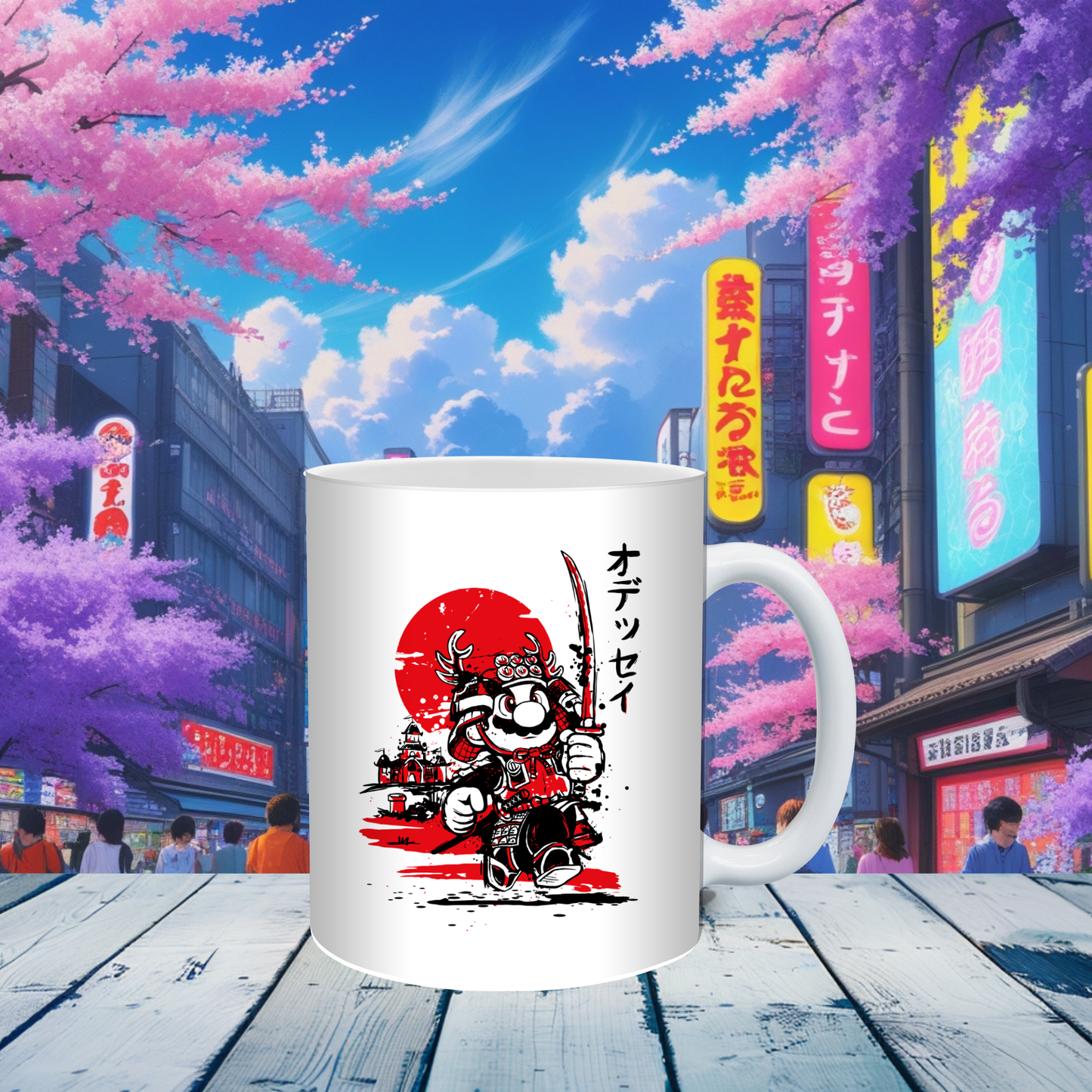 Taza Mario Samurai