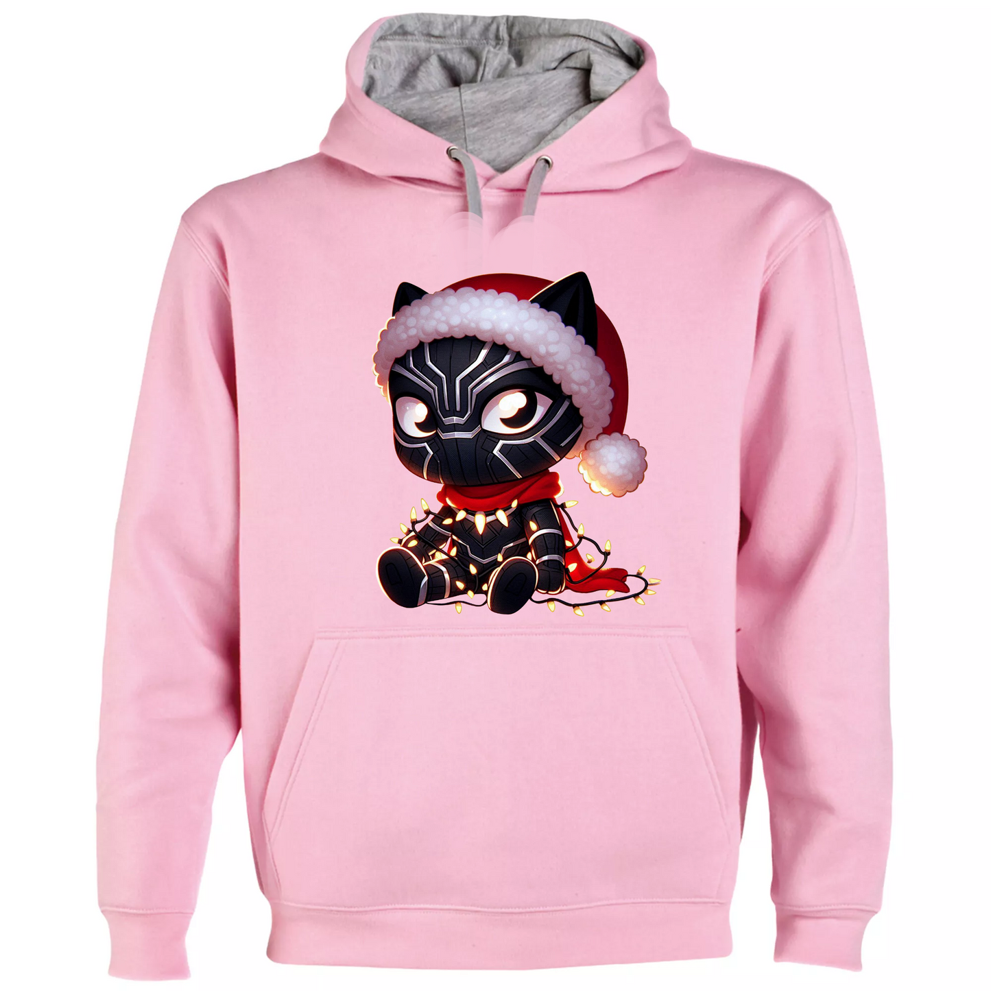 Camiseta Navidad Black Panther Chibi