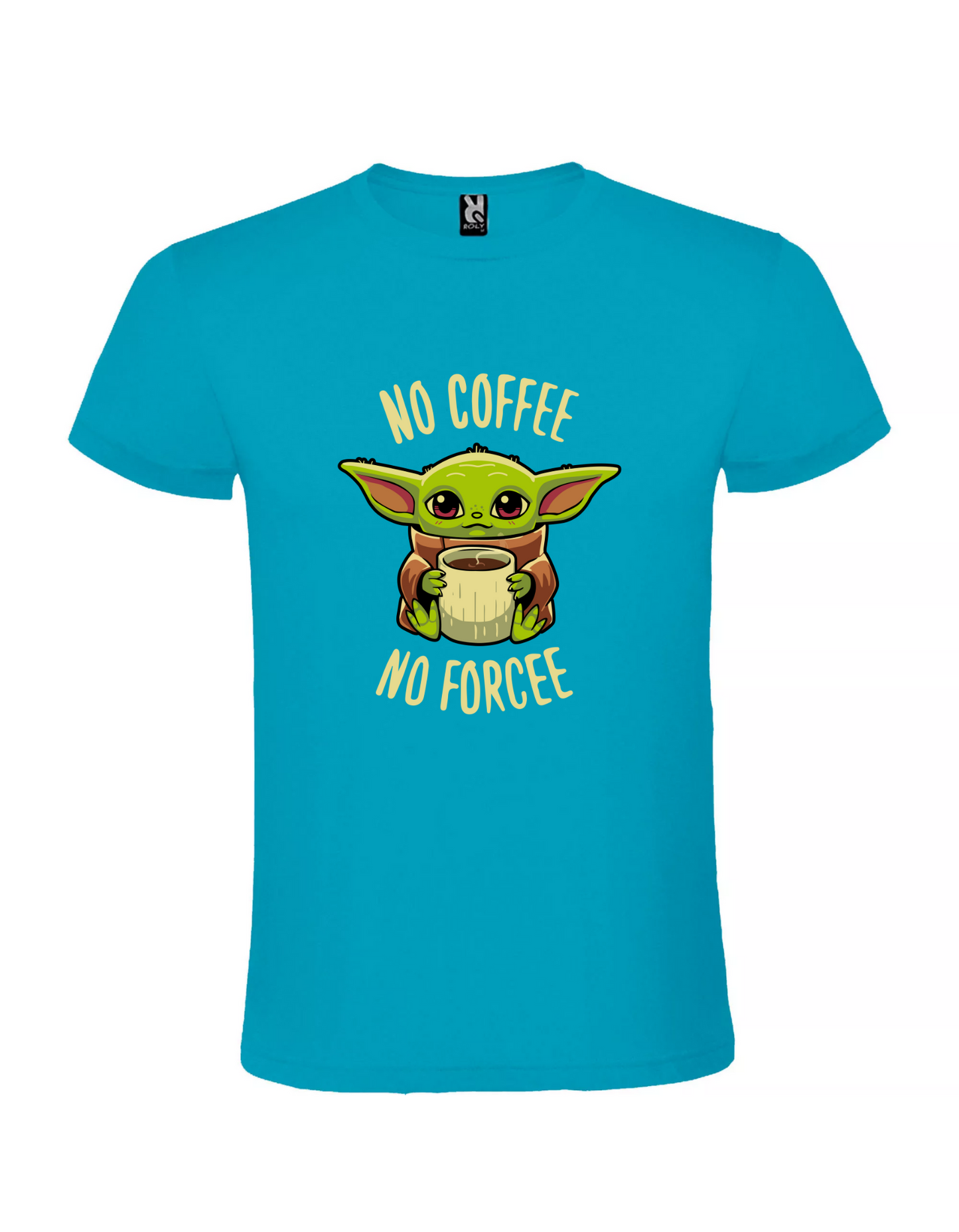 CAMISETA BABY YODA- NO COFFEE NO FORCEE