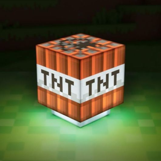 LAMPARA PALADONE MINECRAFT CAJA TNT
