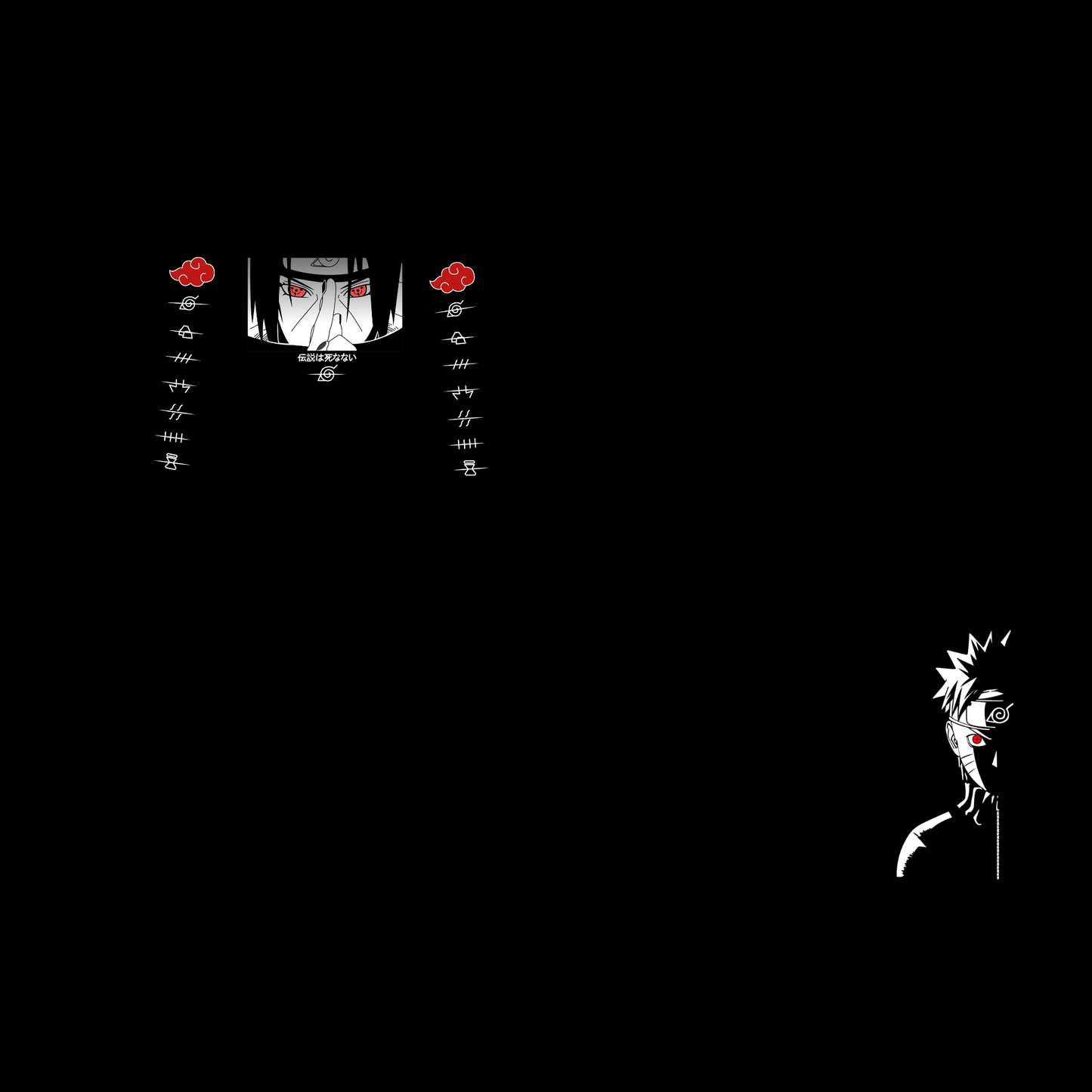 Alfombrilla Naruto y Sasuke