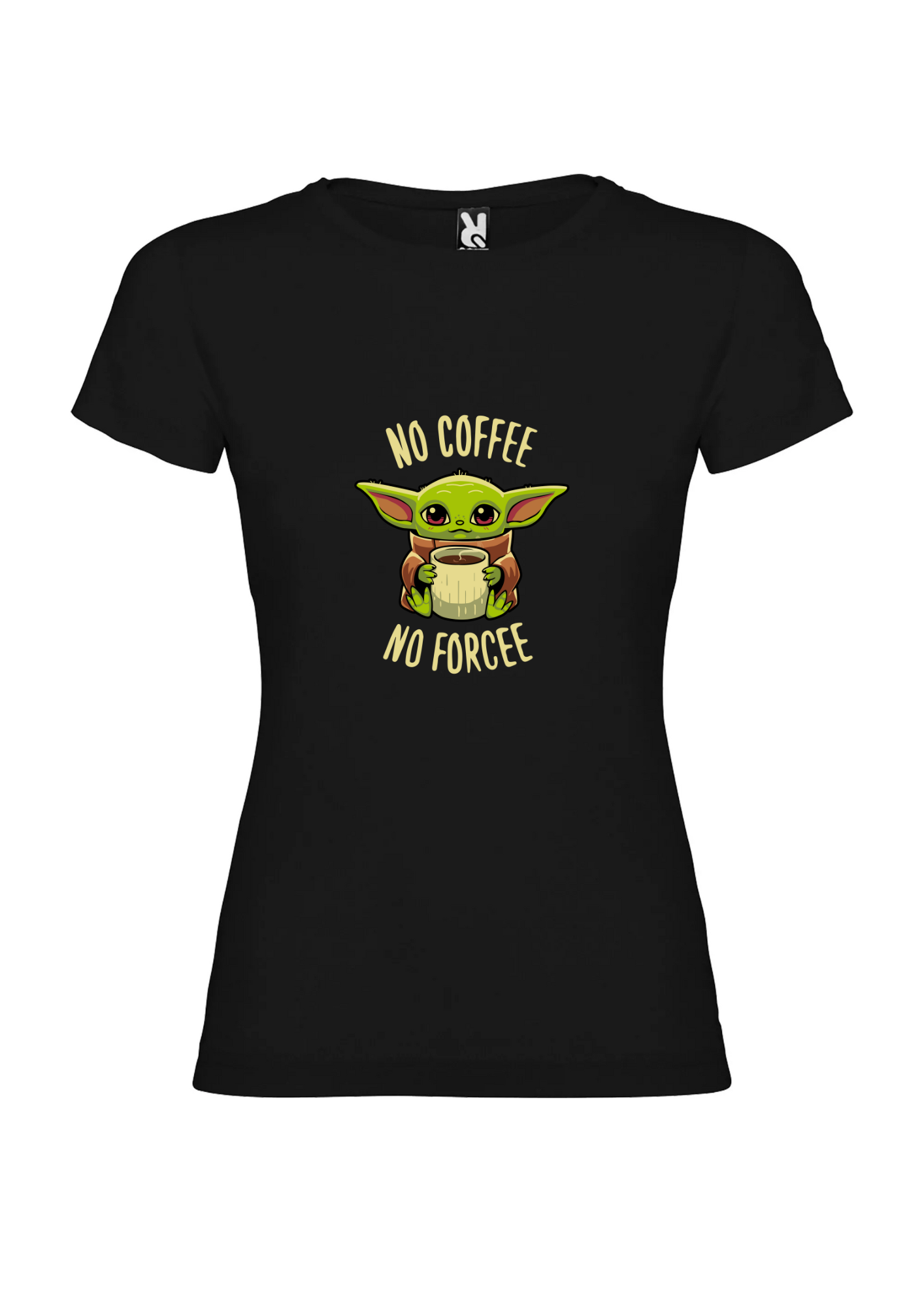 CAMISETA BABY YODA- NO COFFEE NO FORCEE
