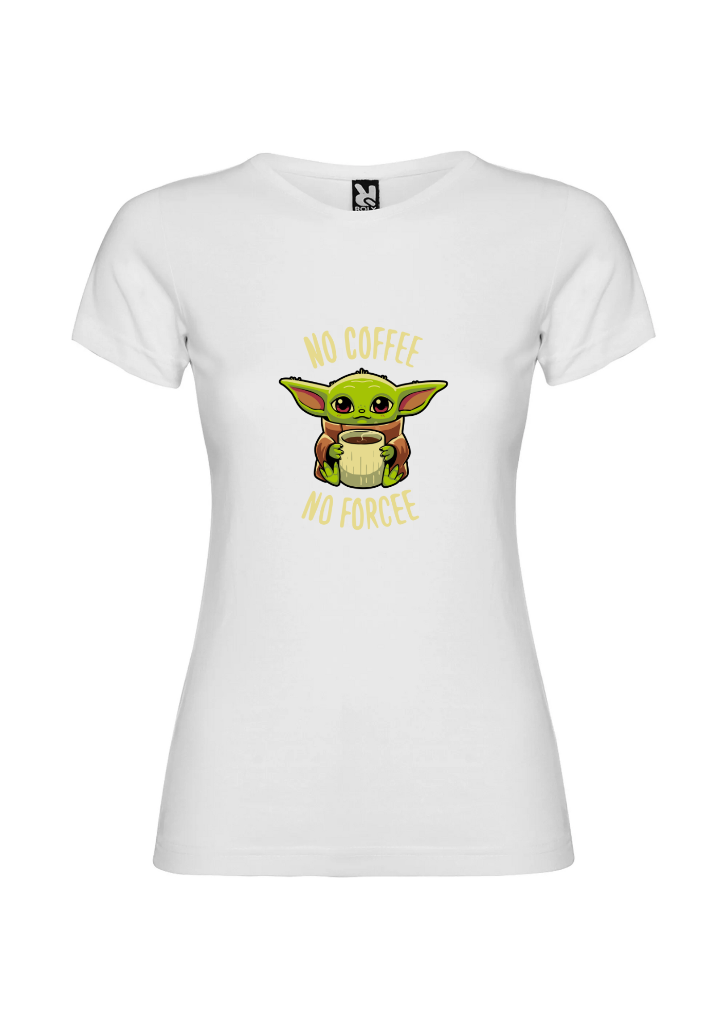 CAMISETA BABY YODA- NO COFFEE NO FORCEE