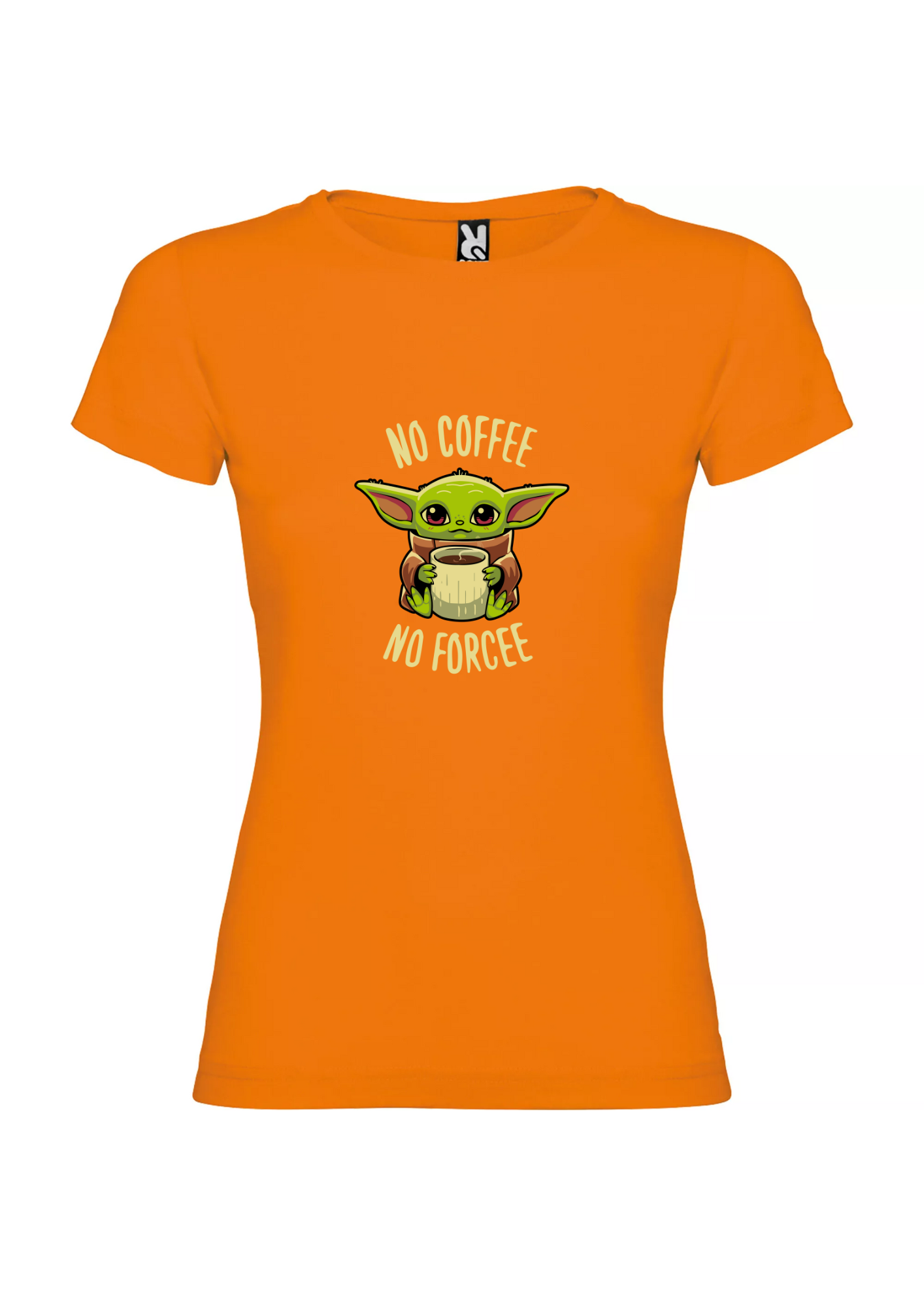 CAMISETA BABY YODA- NO COFFEE NO FORCEE