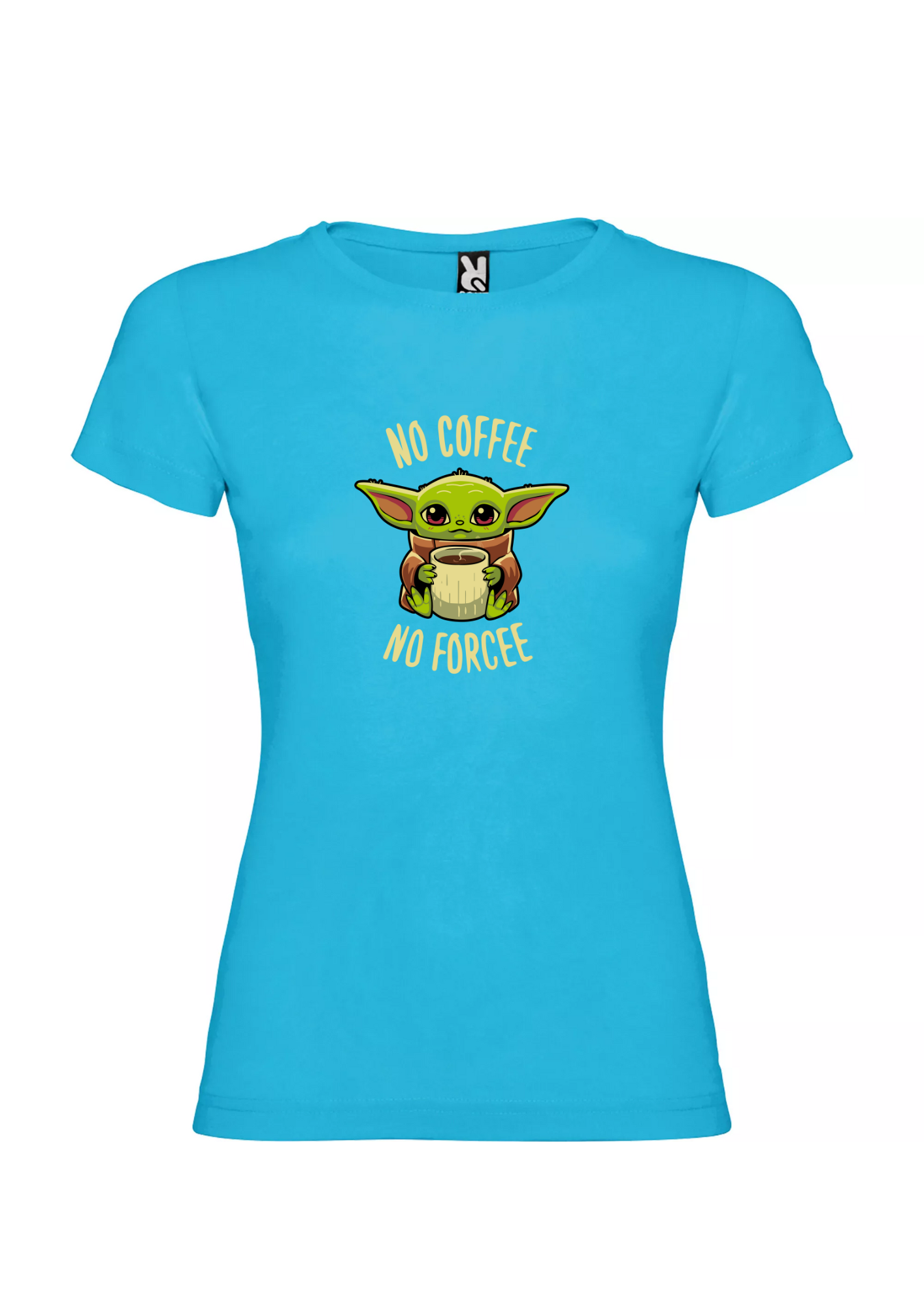 CAMISETA BABY YODA- NO COFFEE NO FORCEE
