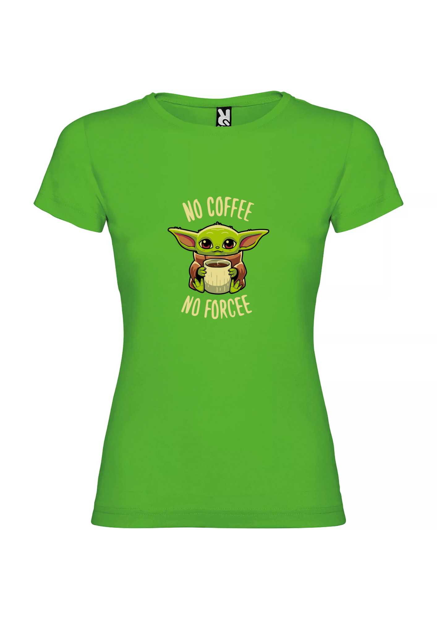 CAMISETA BABY YODA- NO COFFEE NO FORCEE