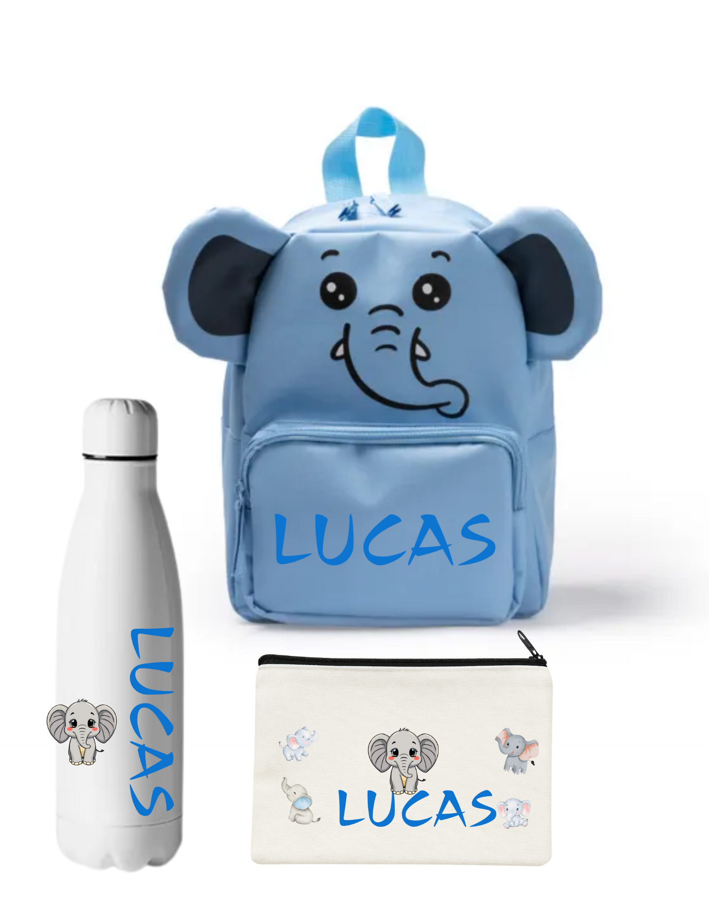 Pack Mochila + estuche + Botella