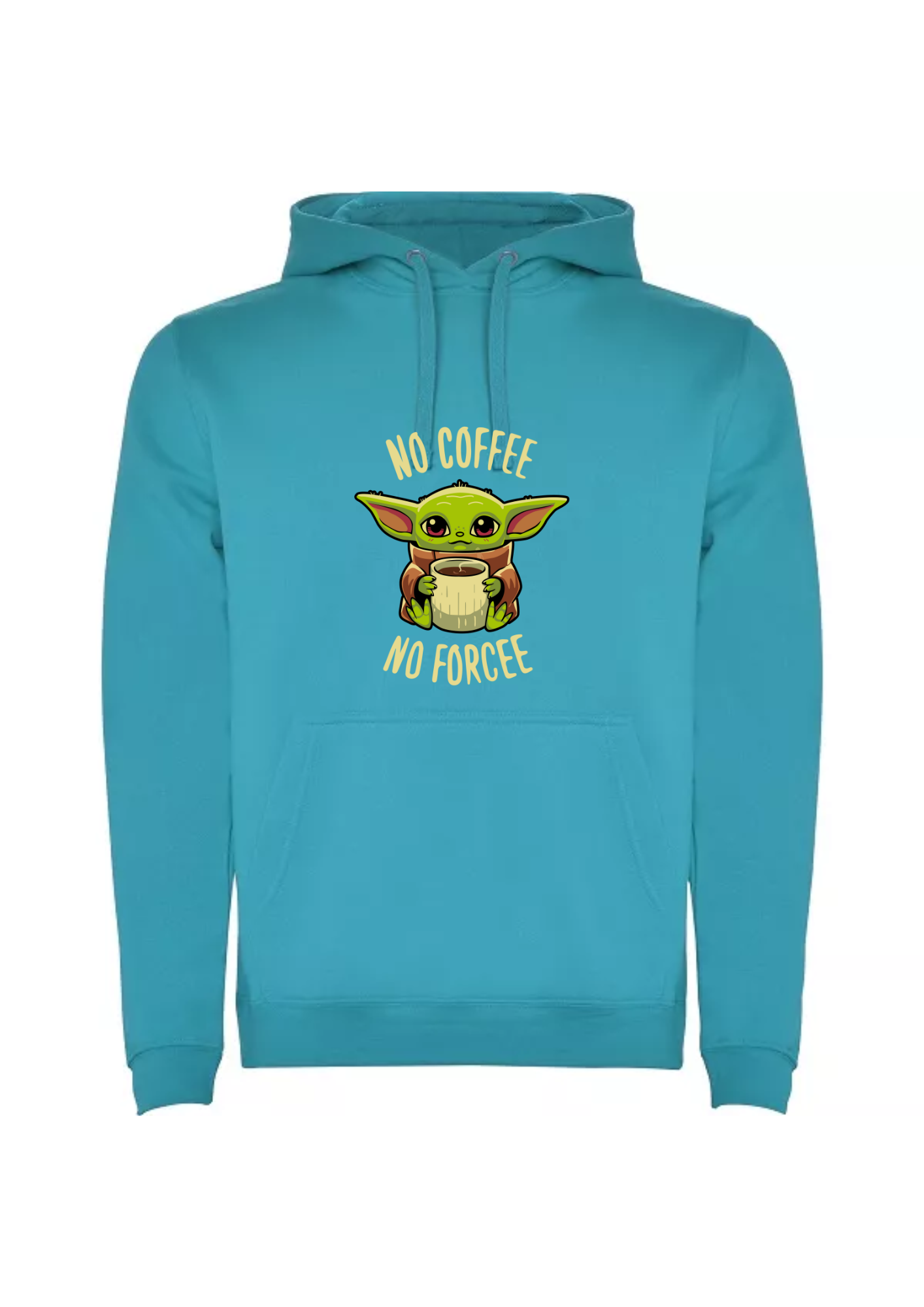 CAMISETA BABY YODA- NO COFFEE NO FORCEE