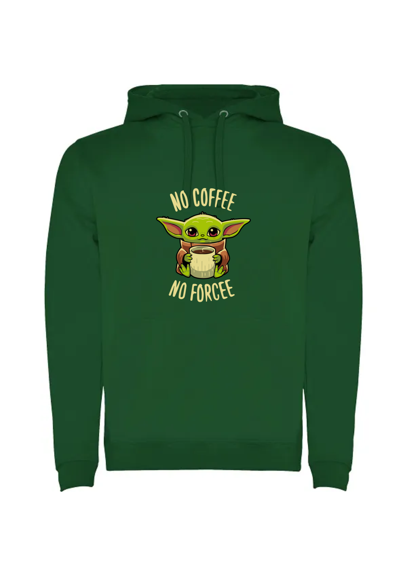 CAMISETA BABY YODA- NO COFFEE NO FORCEE