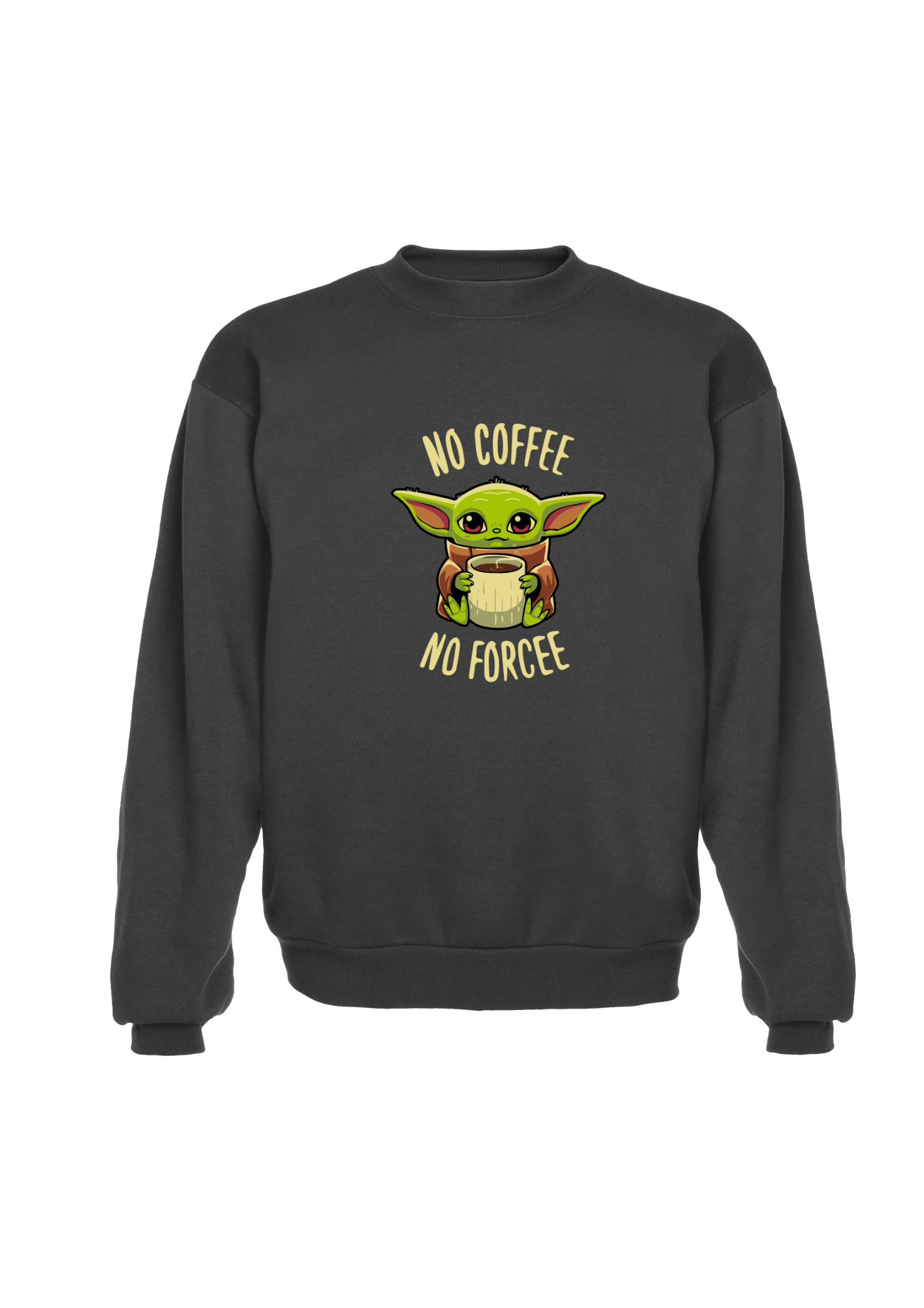 CAMISETA BABY YODA- NO COFFEE NO FORCEE