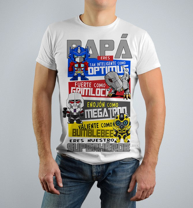 CAMISETA TRANSFORMERS - DIA DEL PADRE