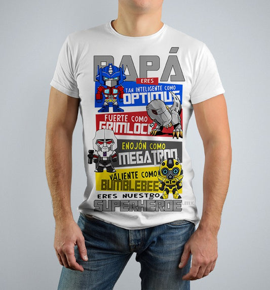 CAMISETA TRANSFORMERS - DIA DEL PADRE