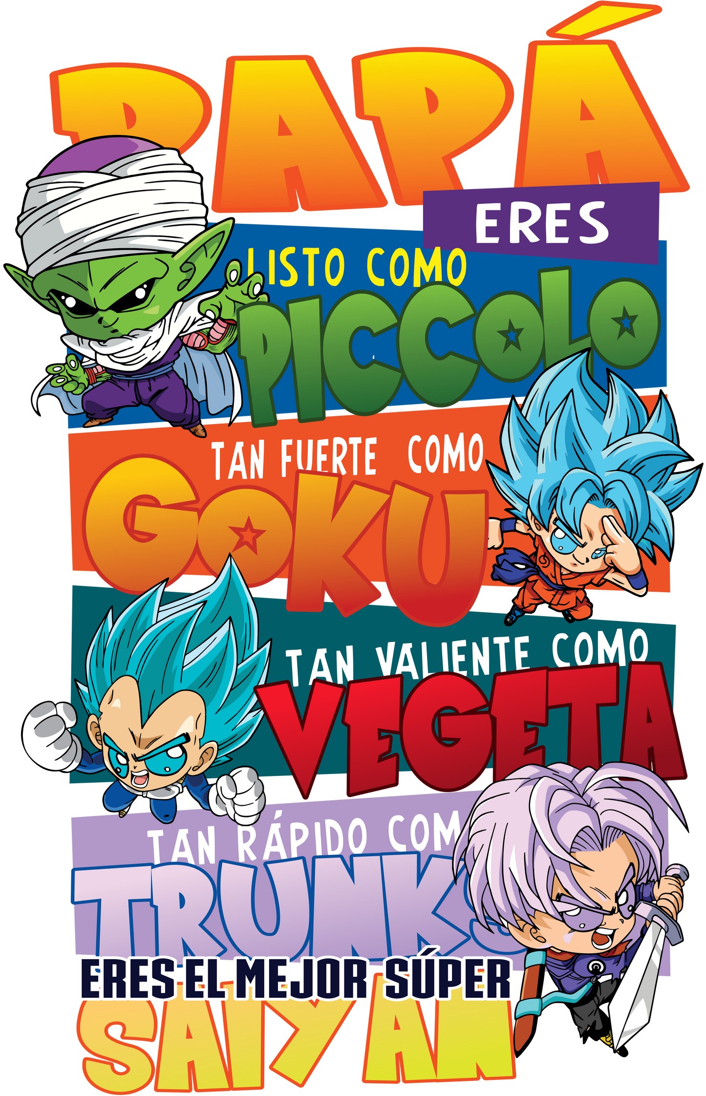 CAMISETA DRAGON BALL - DIA DEL PADRE