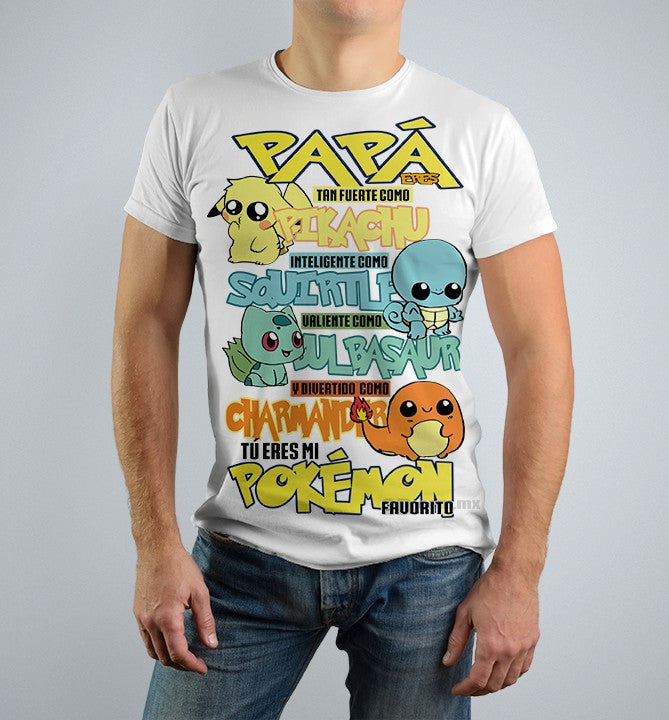 CAMISETA POKEMON - DIA DEL PADRE
