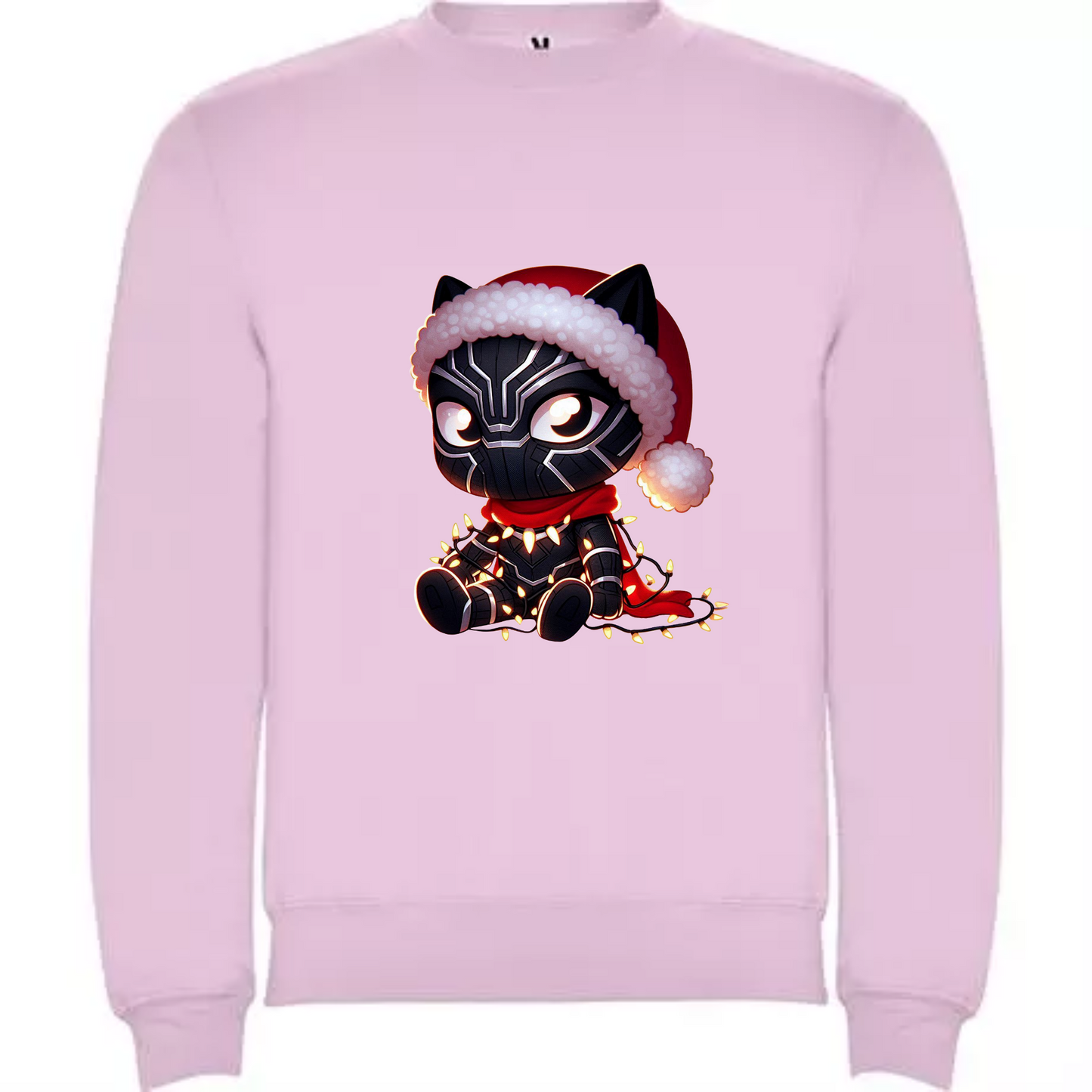 Camiseta Navidad Black Panther Chibi