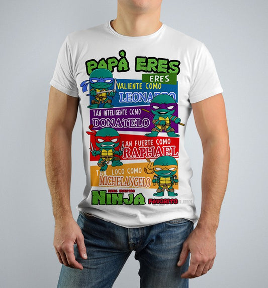 CAMISETA TORTUGAS NINJA - DIA DEL PADRE