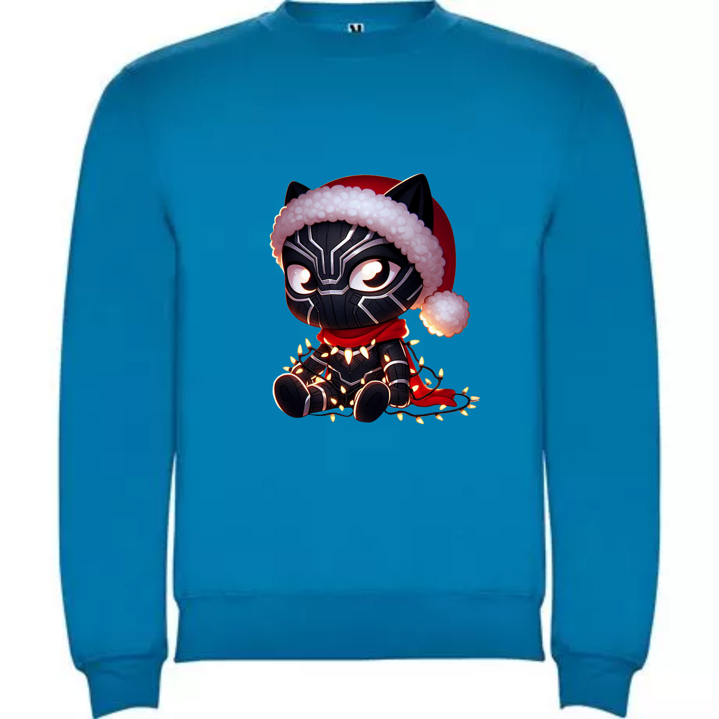 Camiseta Navidad Black Panther Chibi