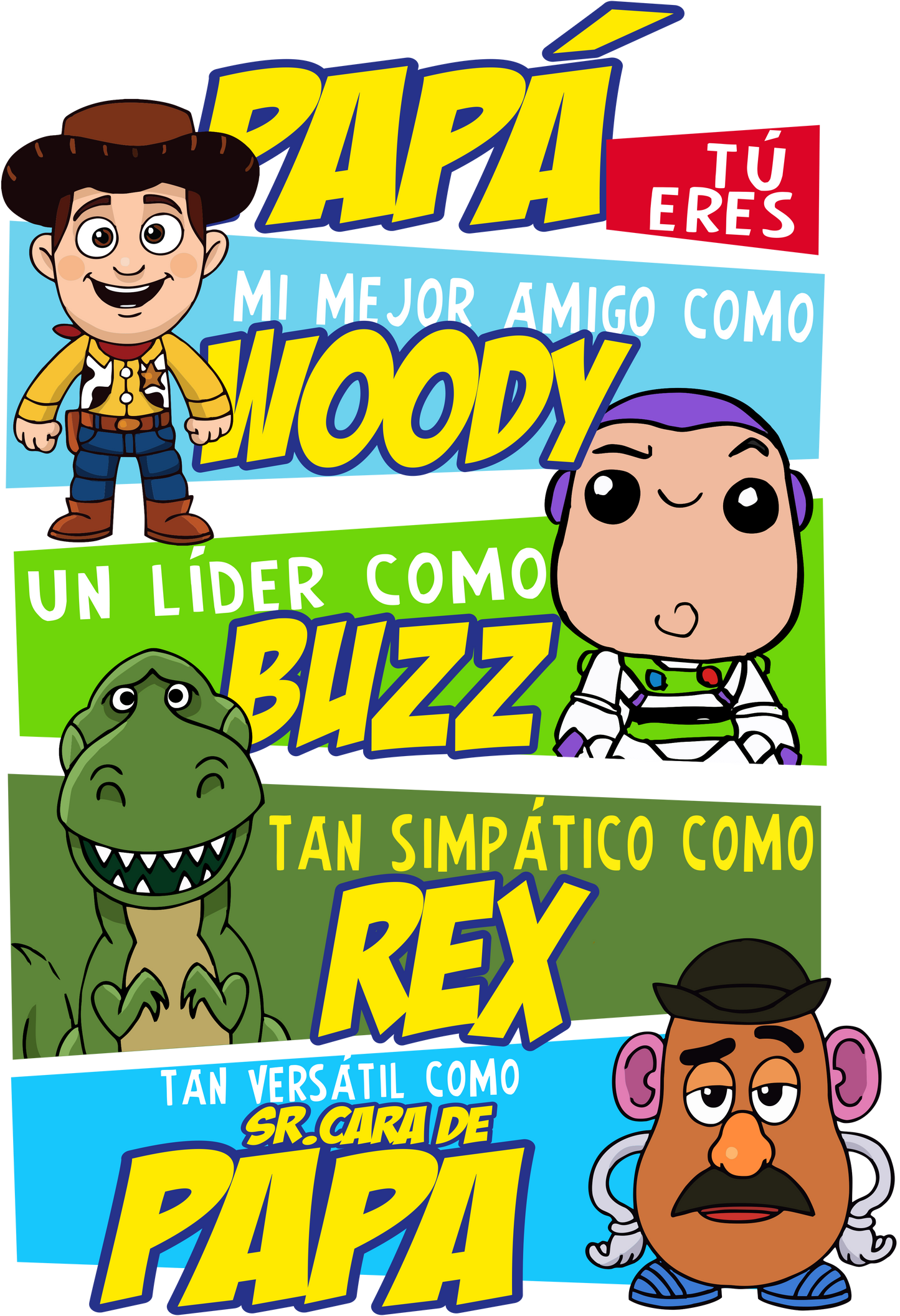 CAMISETA TOY STORY - DIA DEL PADRE