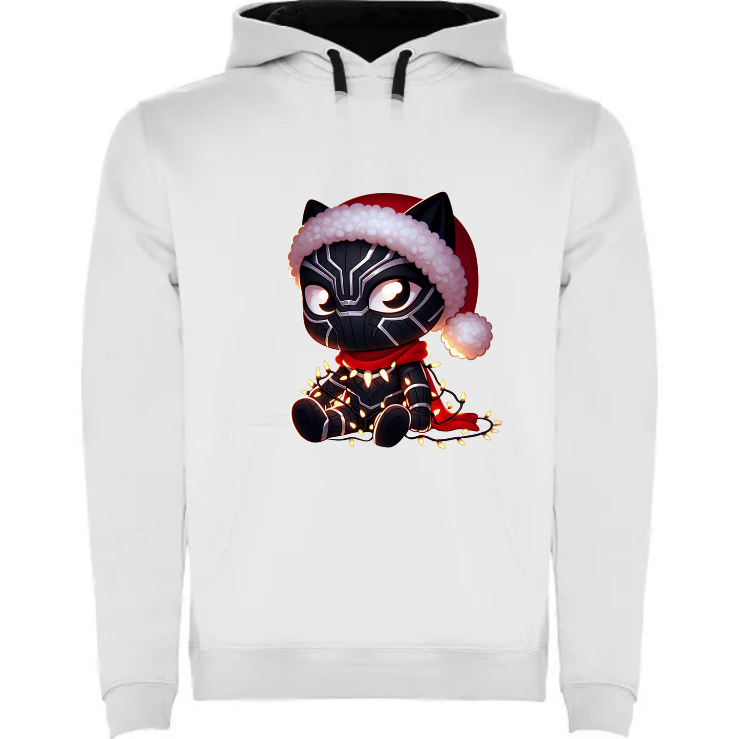 Camiseta Navidad Black Panther Chibi