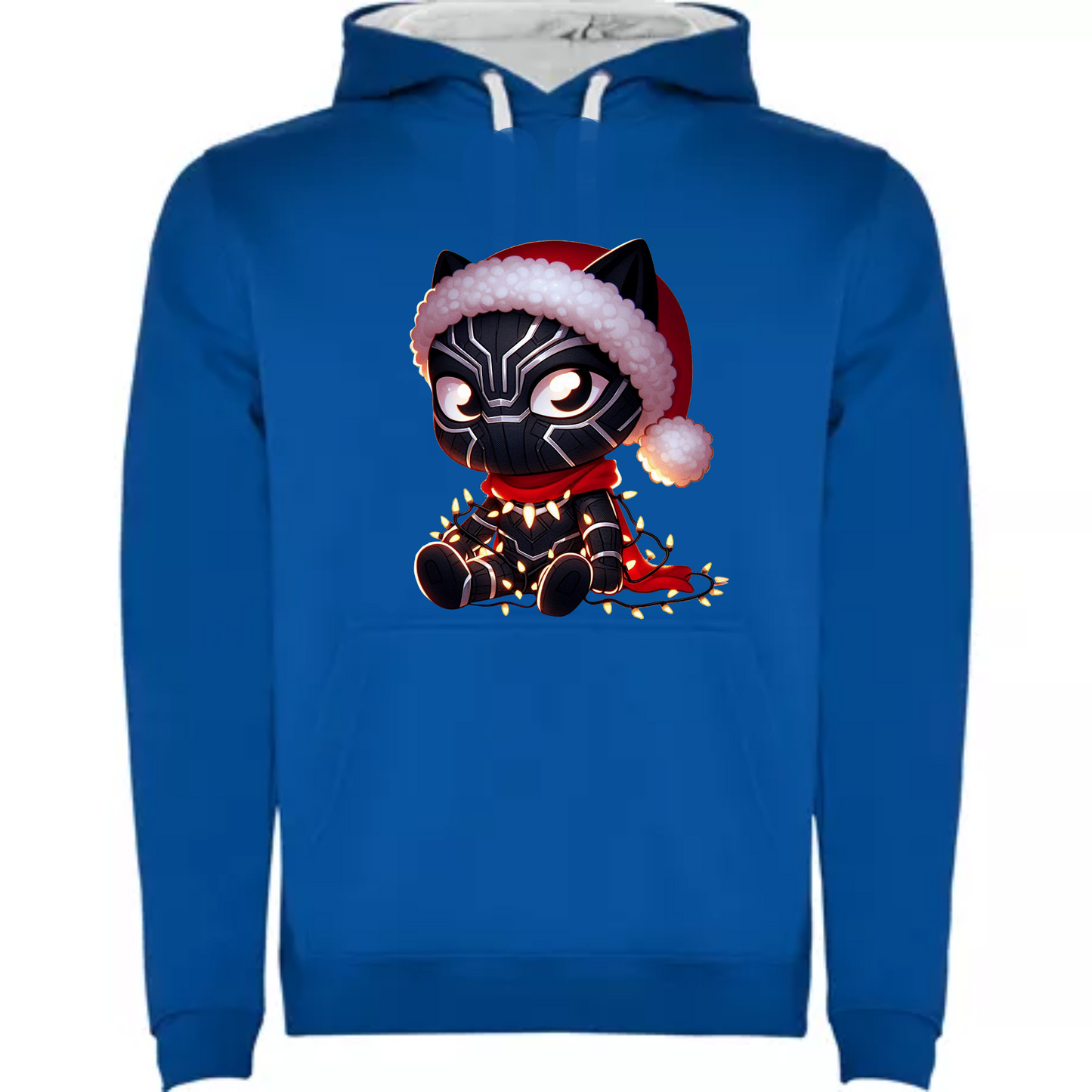 Camiseta Navidad Black Panther Chibi