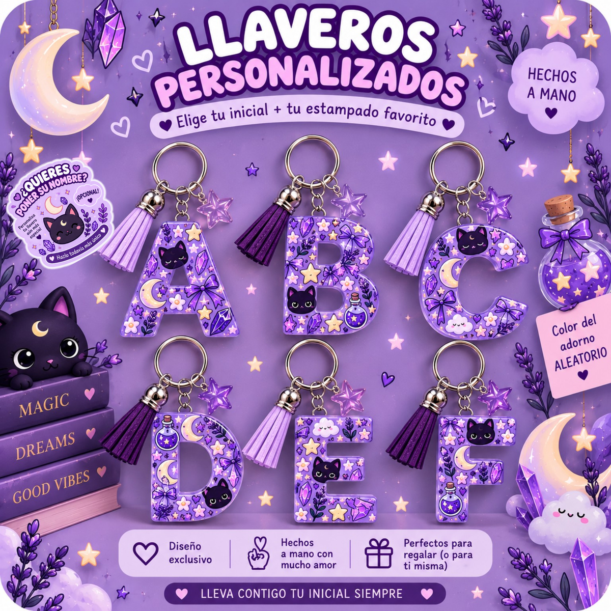 Elige tu inicial, encuentra tu estampado y hazla completamente tuya 💕