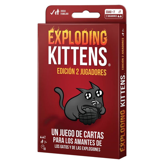 JUEGO DE MESA EXPLODING KITTENS EDICION 2 JUGADORES