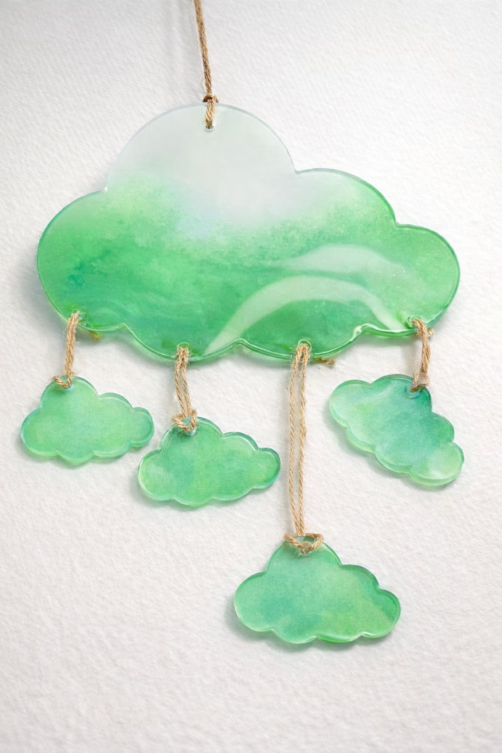 Nube de nacimiento personalizada en resina