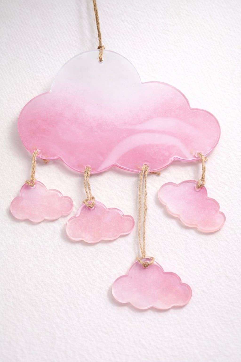 Nube de nacimiento personalizada en resina