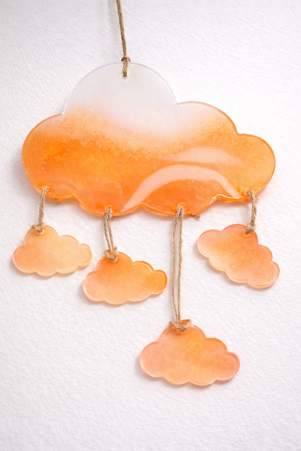 Nube de nacimiento personalizada en resina