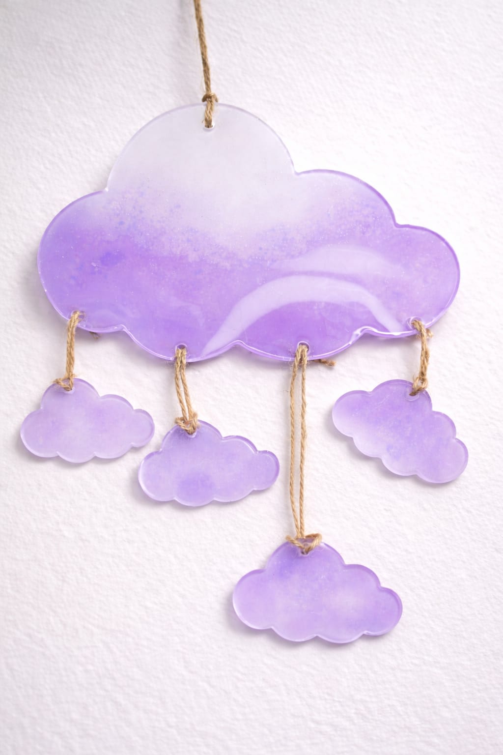 Nube de nacimiento personalizada en resina