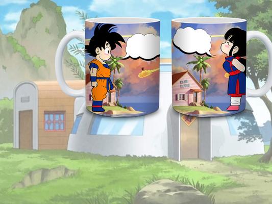 Pack tazas Goku & Milk (personalizable)