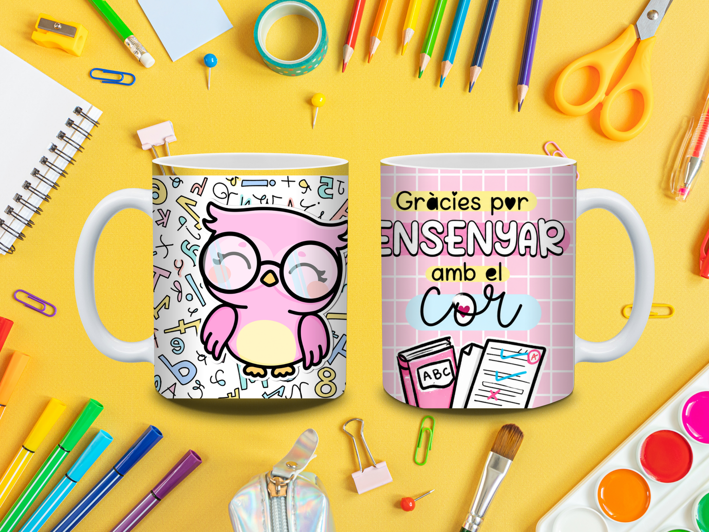 Taza “Gracias por enseñar con el corazón”