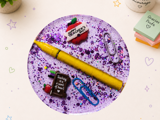 Posavasos de Resina para Profes ✨📚