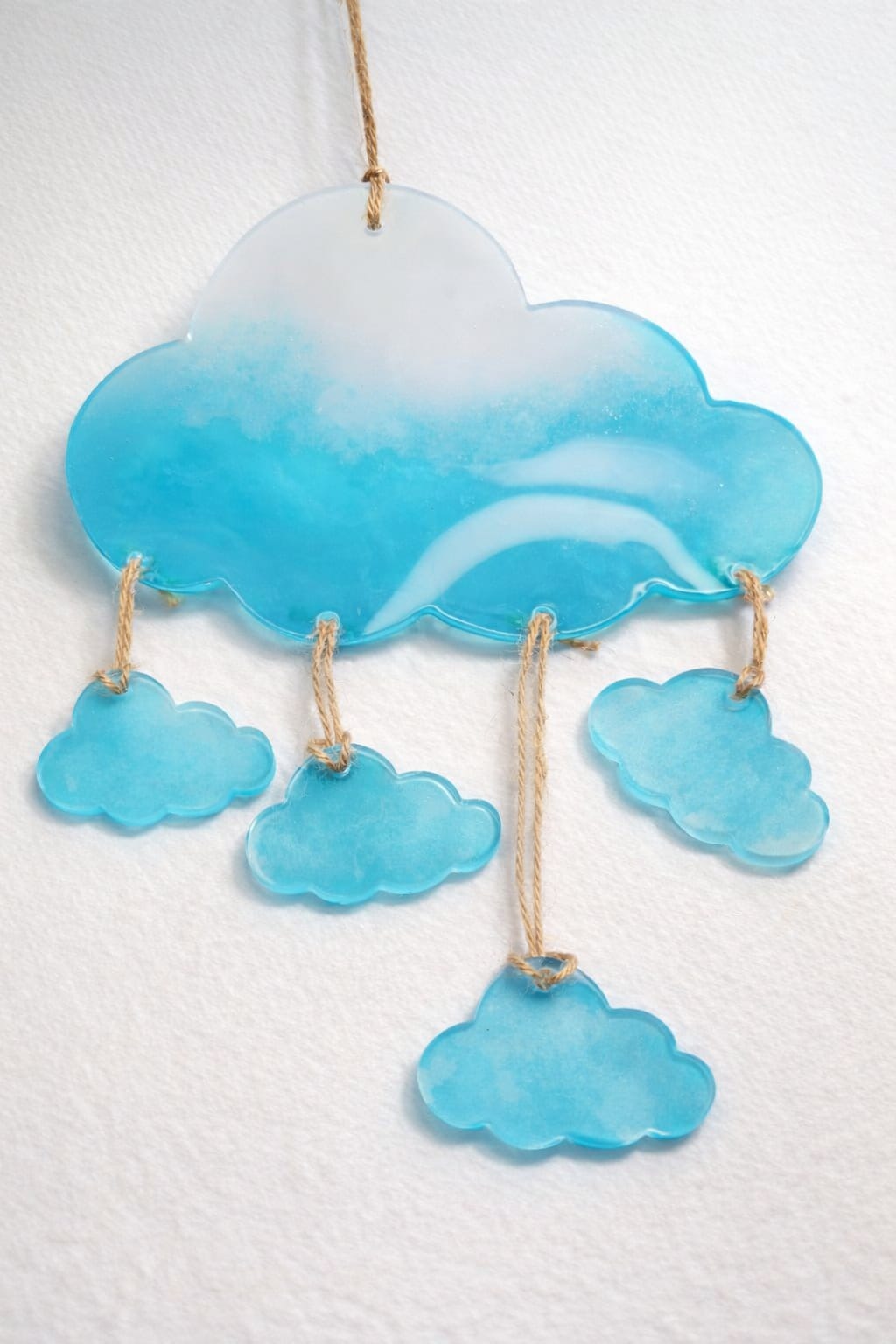 Nube de nacimiento personalizada en resina