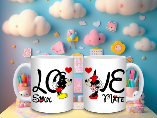 Pack 2 Tazas Minney & Mickey
