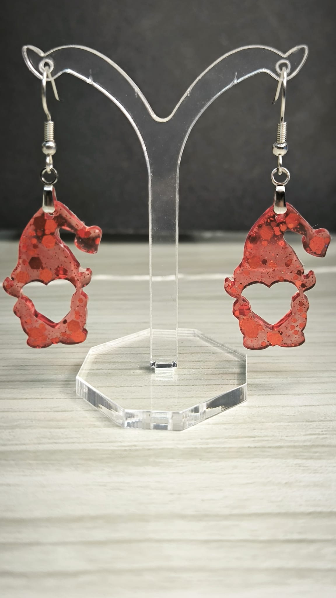 Pendientes de resina · Colección Navidad 🎄✨