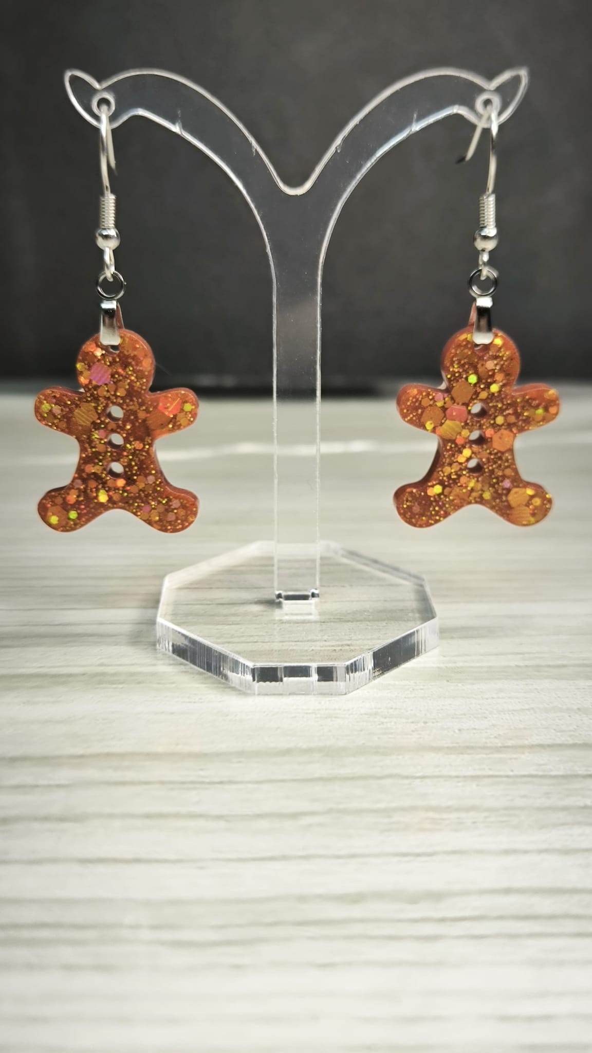 Pendientes de resina · Colección Navidad 🎄✨