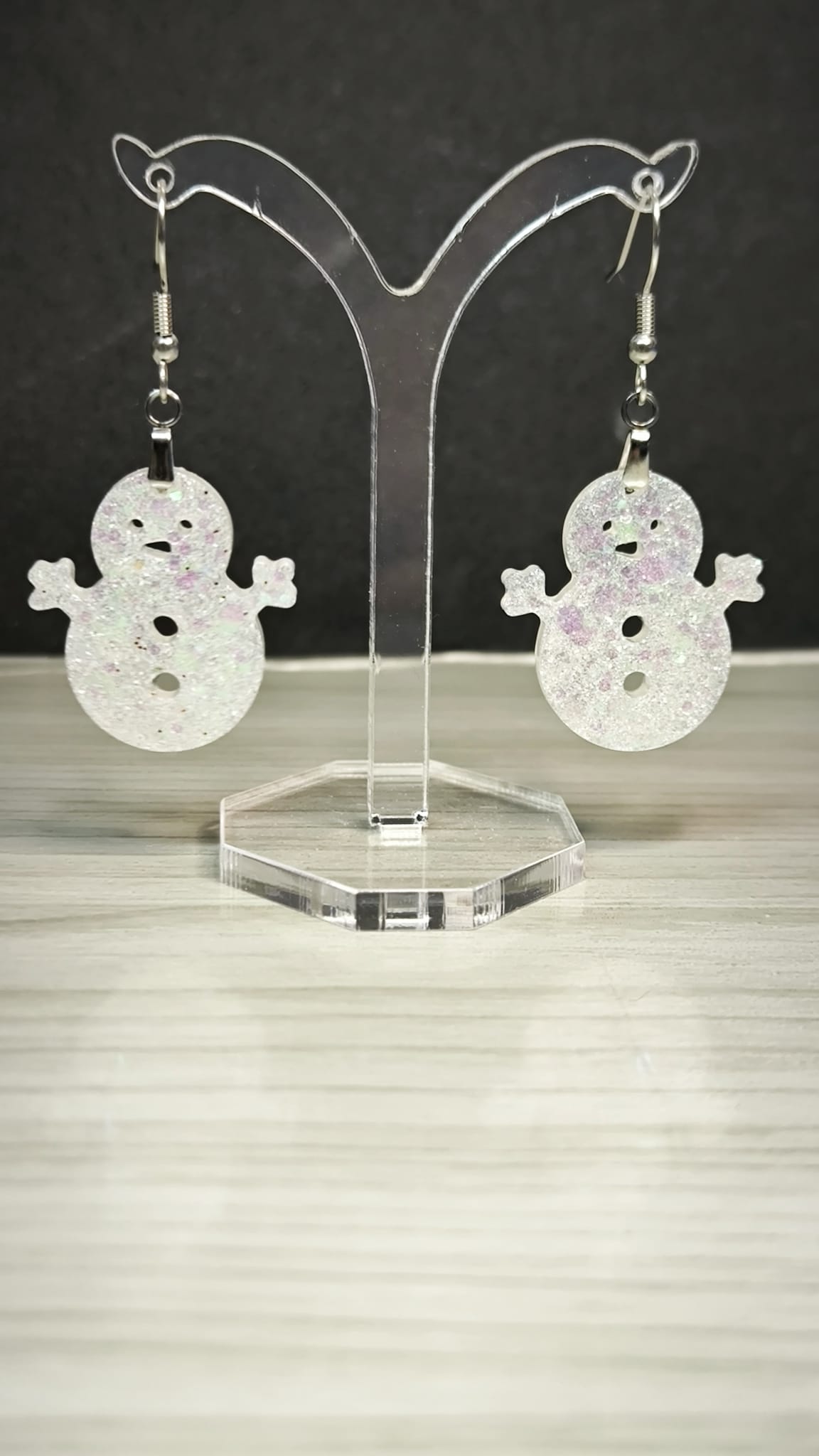 Pendientes de resina · Colección Navidad 🎄✨