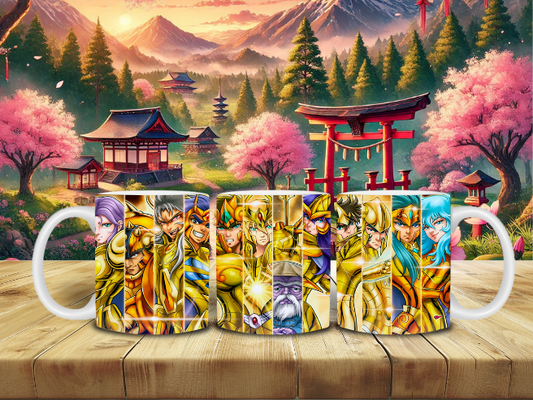 Taza  Caballeros del Zodíaco