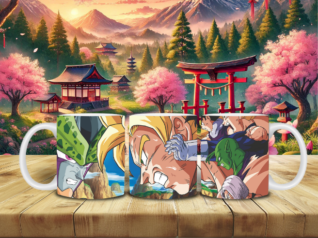 Taza Cell vs Goku